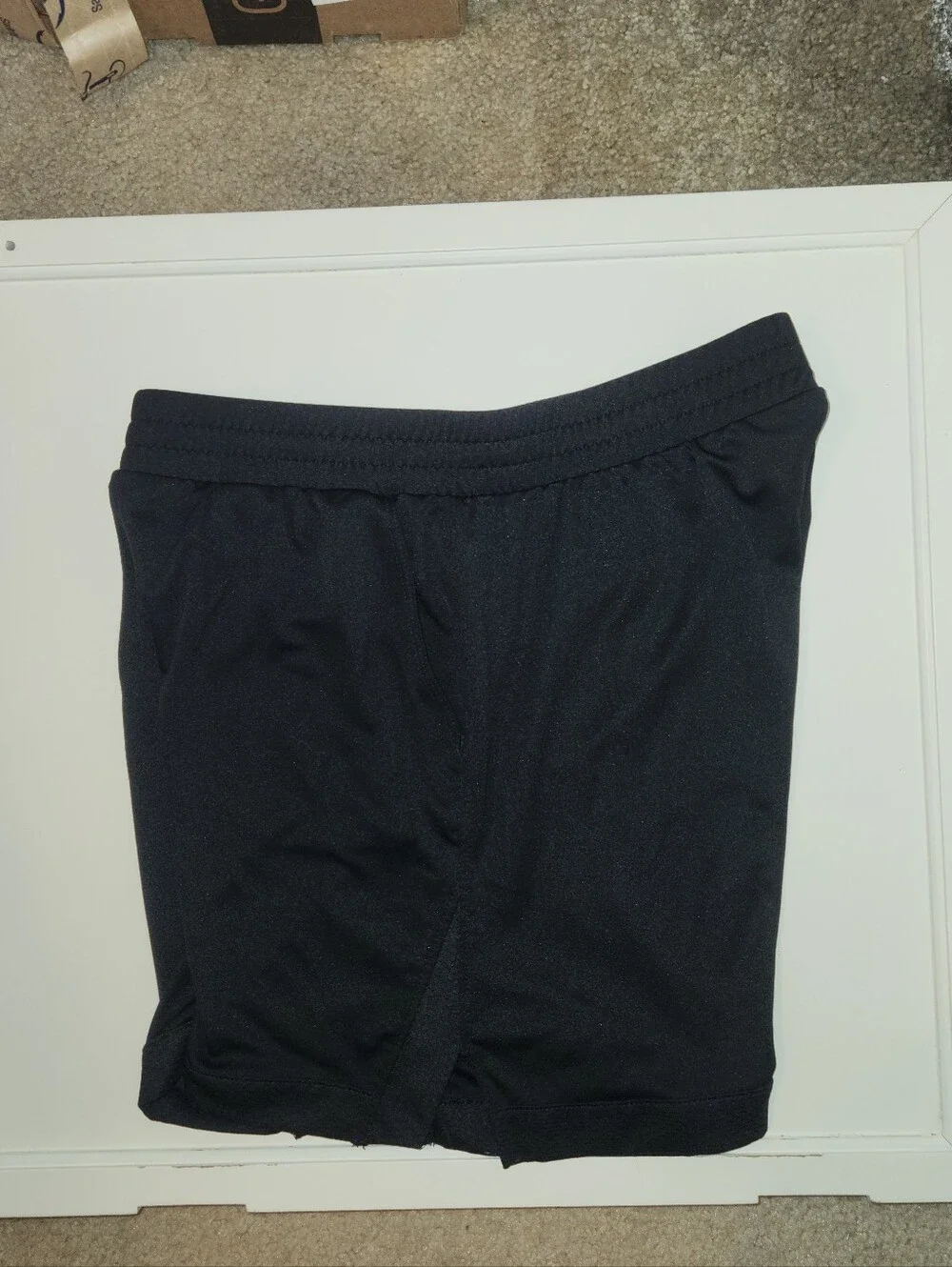 Girl's Black Athletic Shorts - Lightweight Everyday Comfort